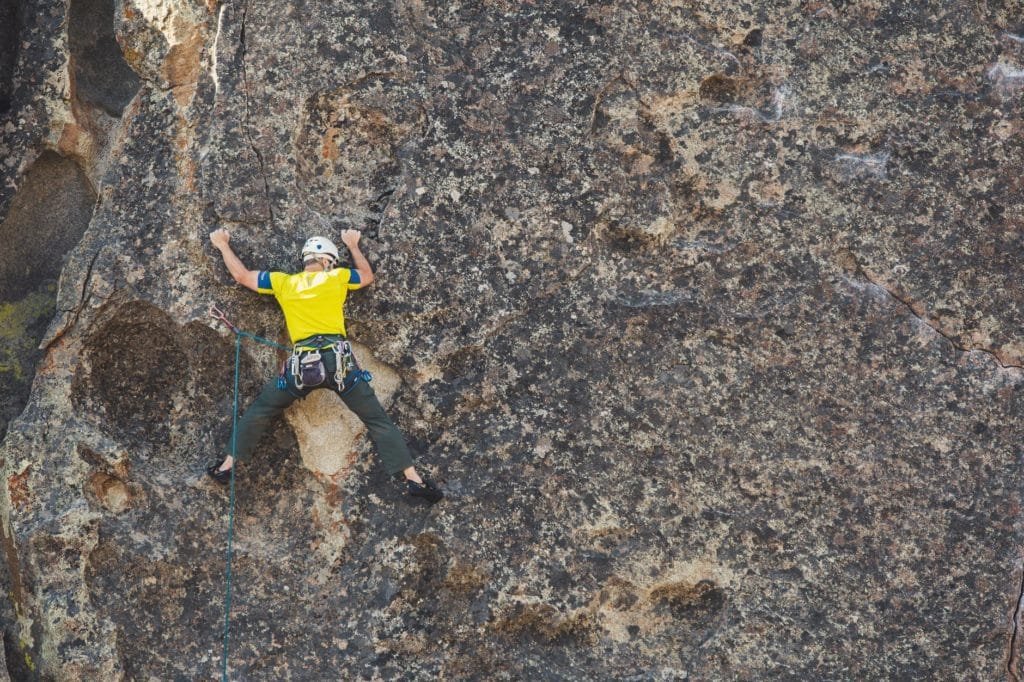 representative image of rock climbing